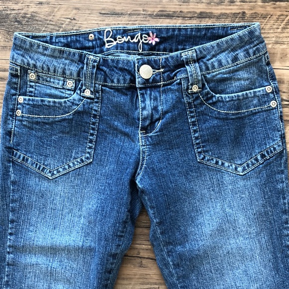 Bongo low rise stretch denim cropped jeans - Picture 3 of 12